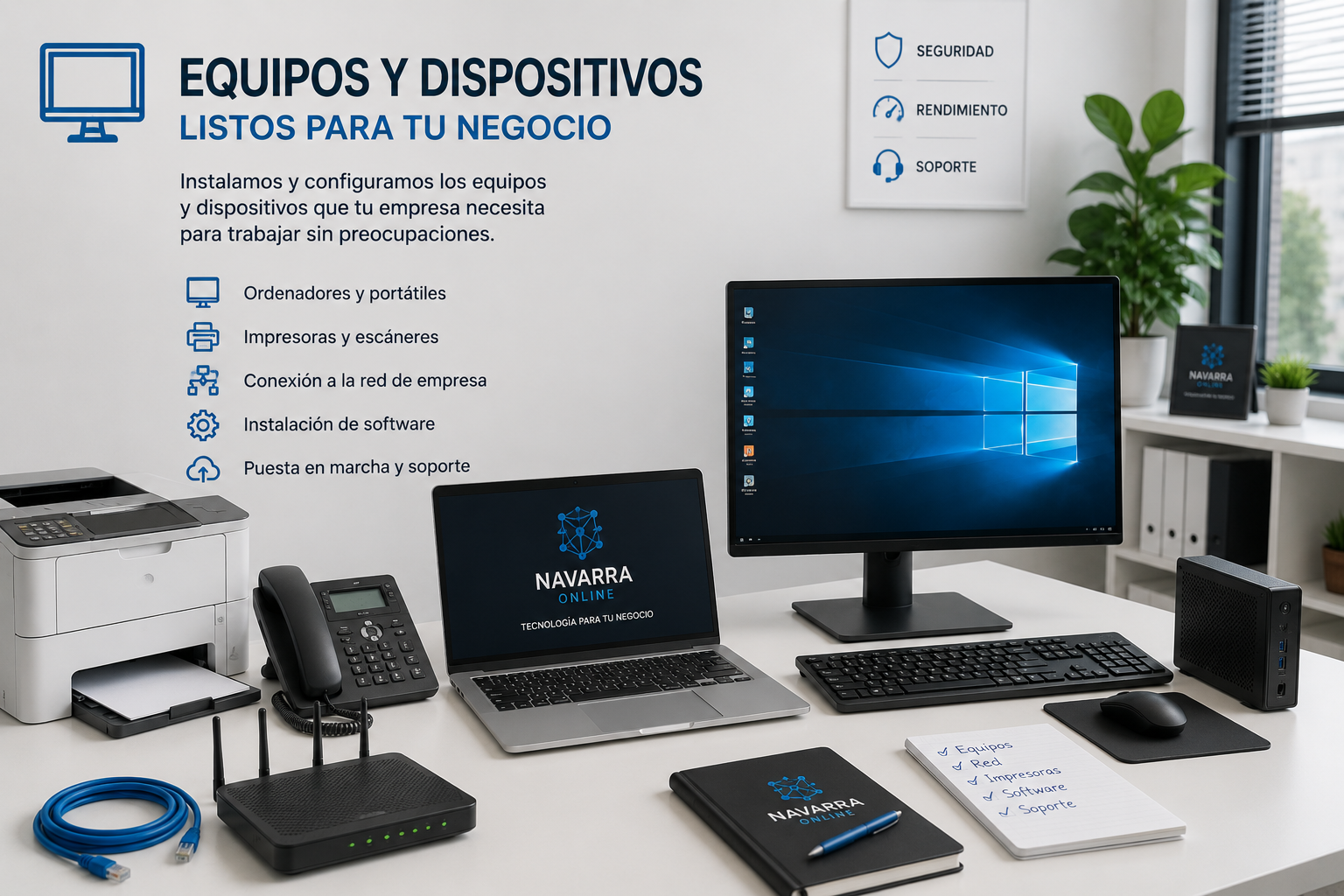 Soporte informático para empresas y autónomos en Navarra