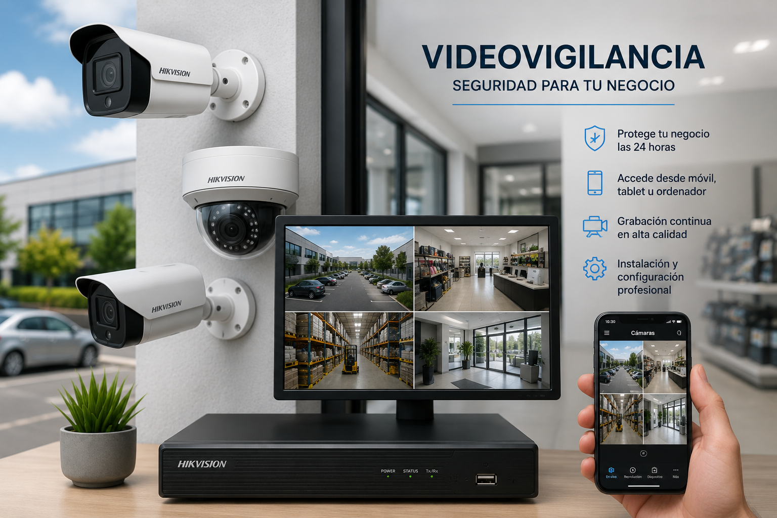 Instalación y configuración de cámaras IP en Navarra